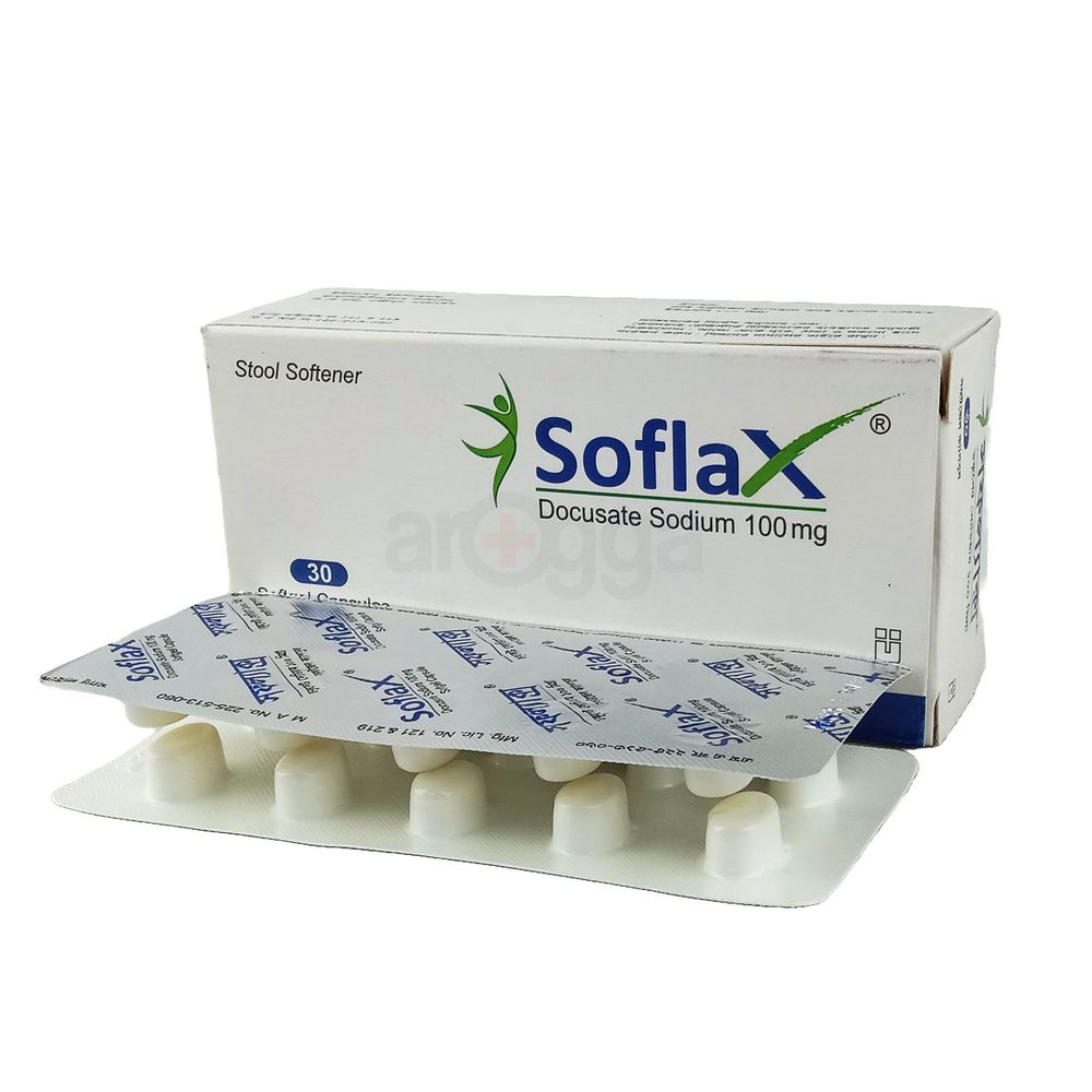 Soflax 100mg Capsule