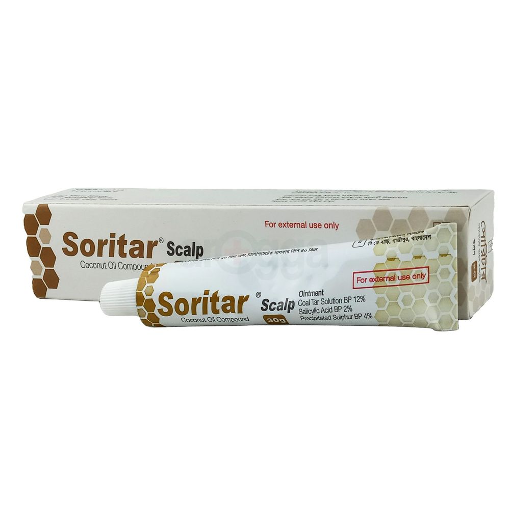 Soritar Scalp 12gm+4gm+2gm/100gm Ointment
