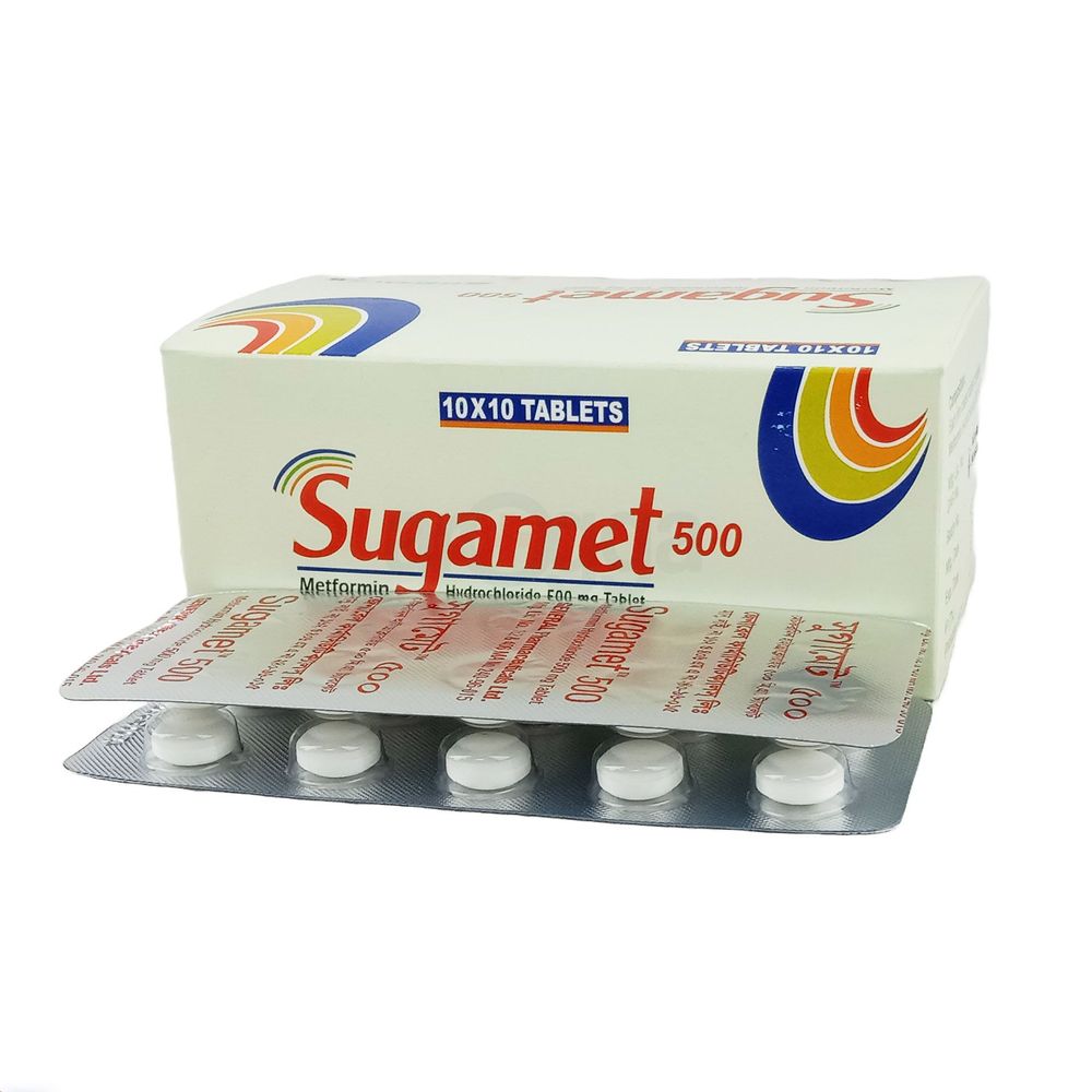 Sugamet 500mg Tablet