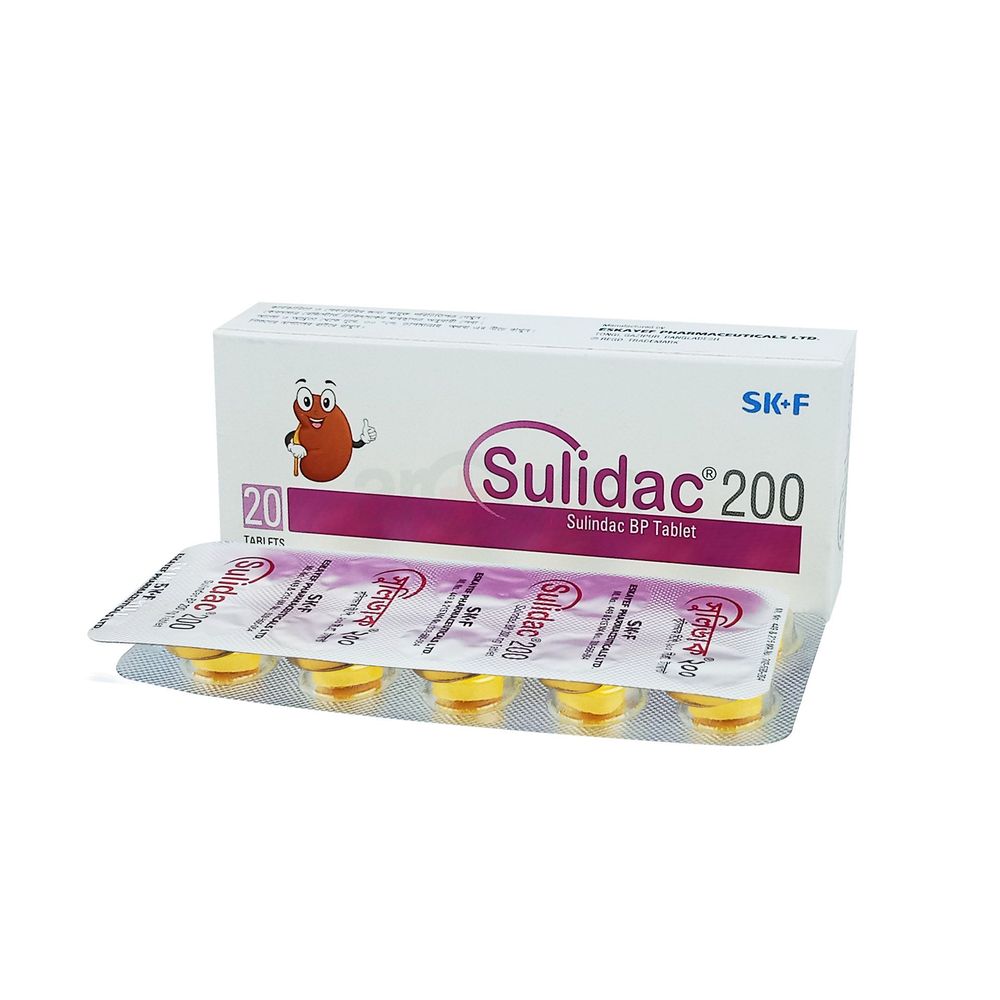 Sulidac 200mg Tablet - Arogga Online Pharmacy