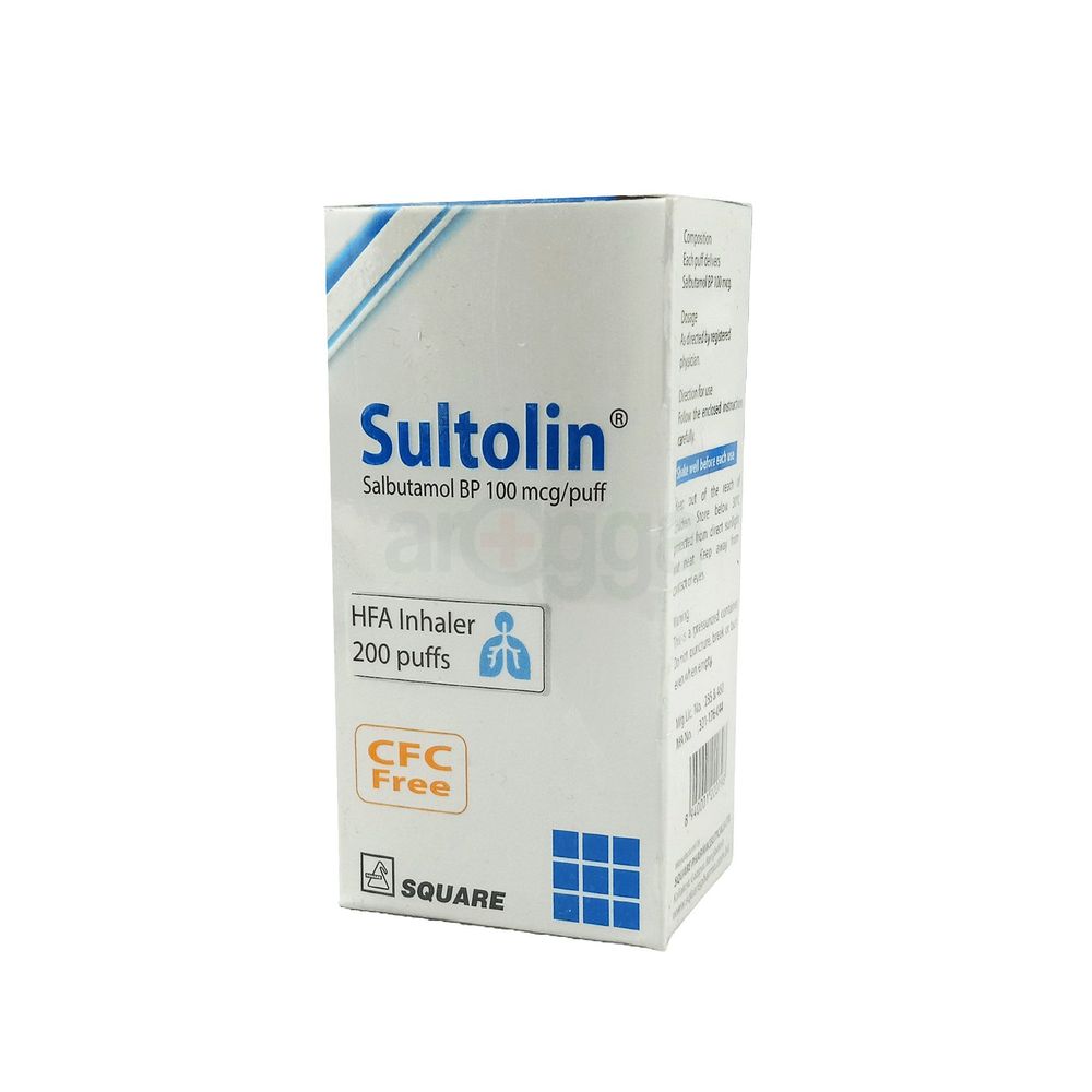 Sultolin Inhaler 100mcg/puff Inhaler