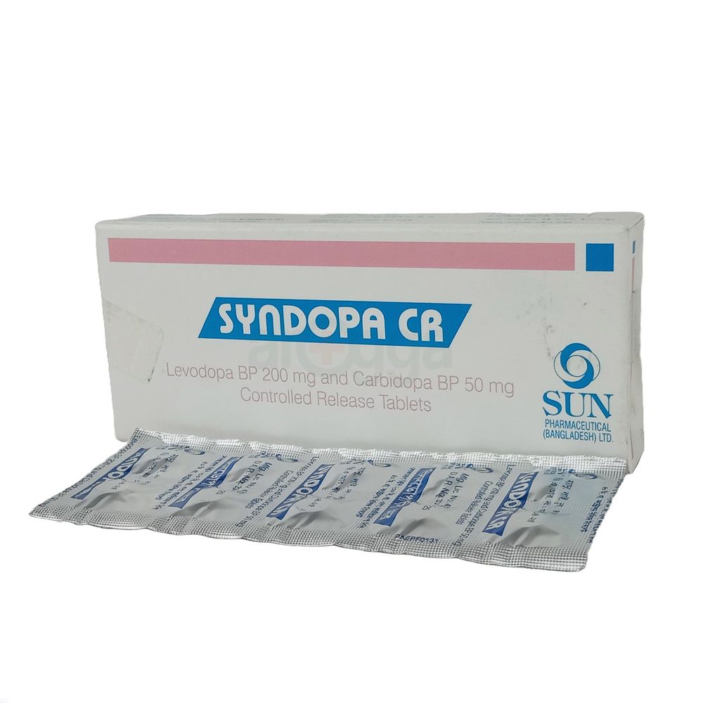 Syndopa CR 200 50mg+200mg Tablet