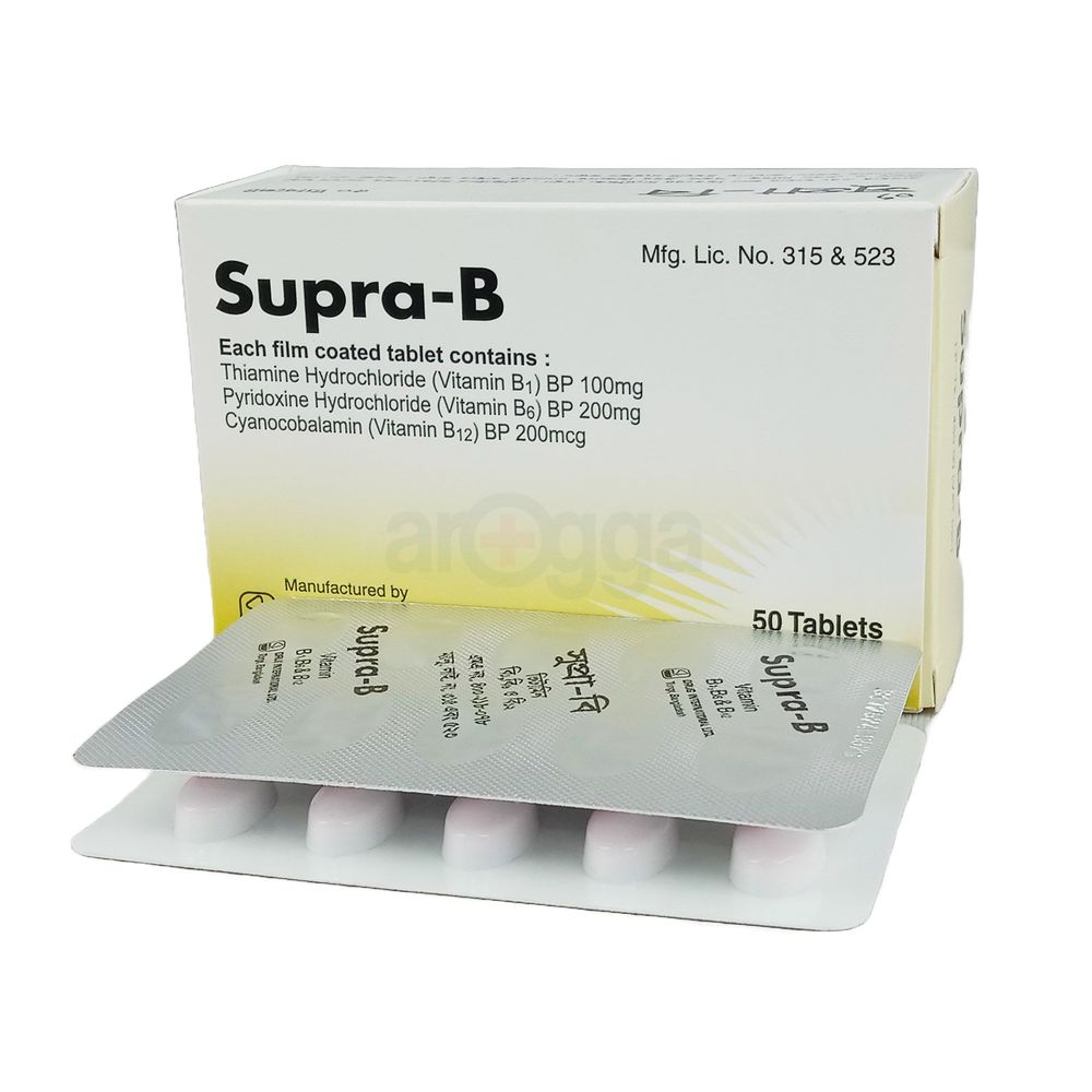 Supra B Tablet - Arogga Online Pharmacy