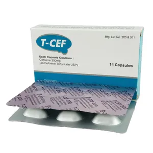 T Cef 200mg Capsule