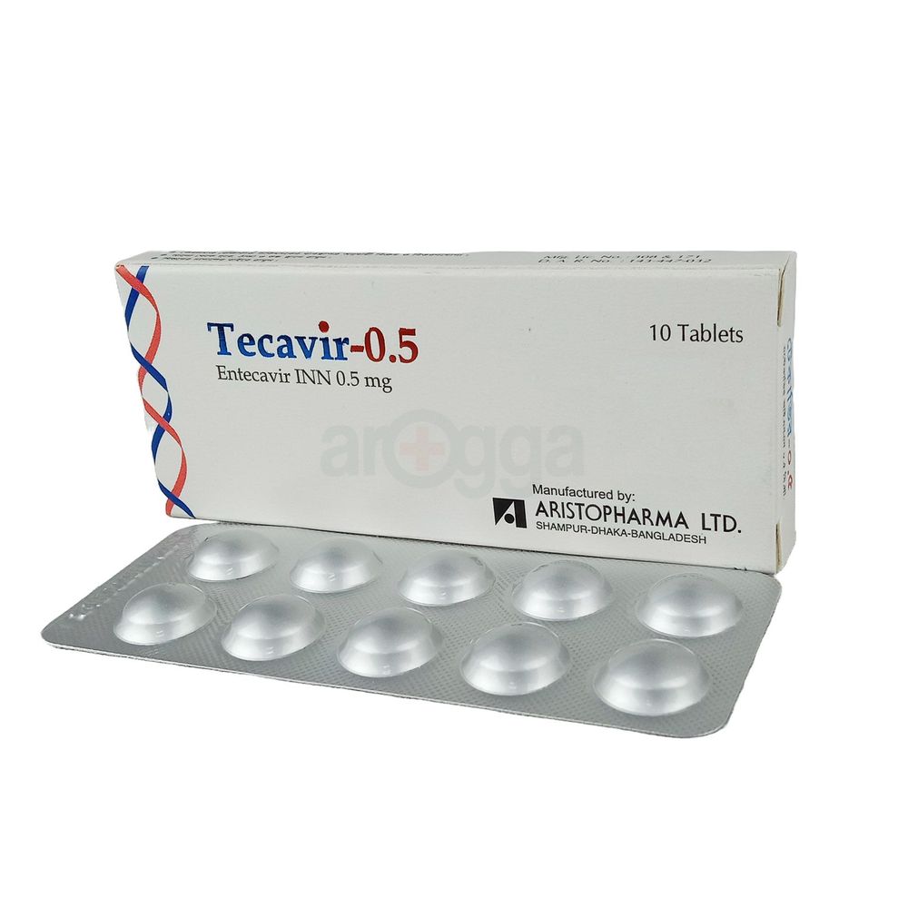 Tecavir 0.5 0.5mg Tablet