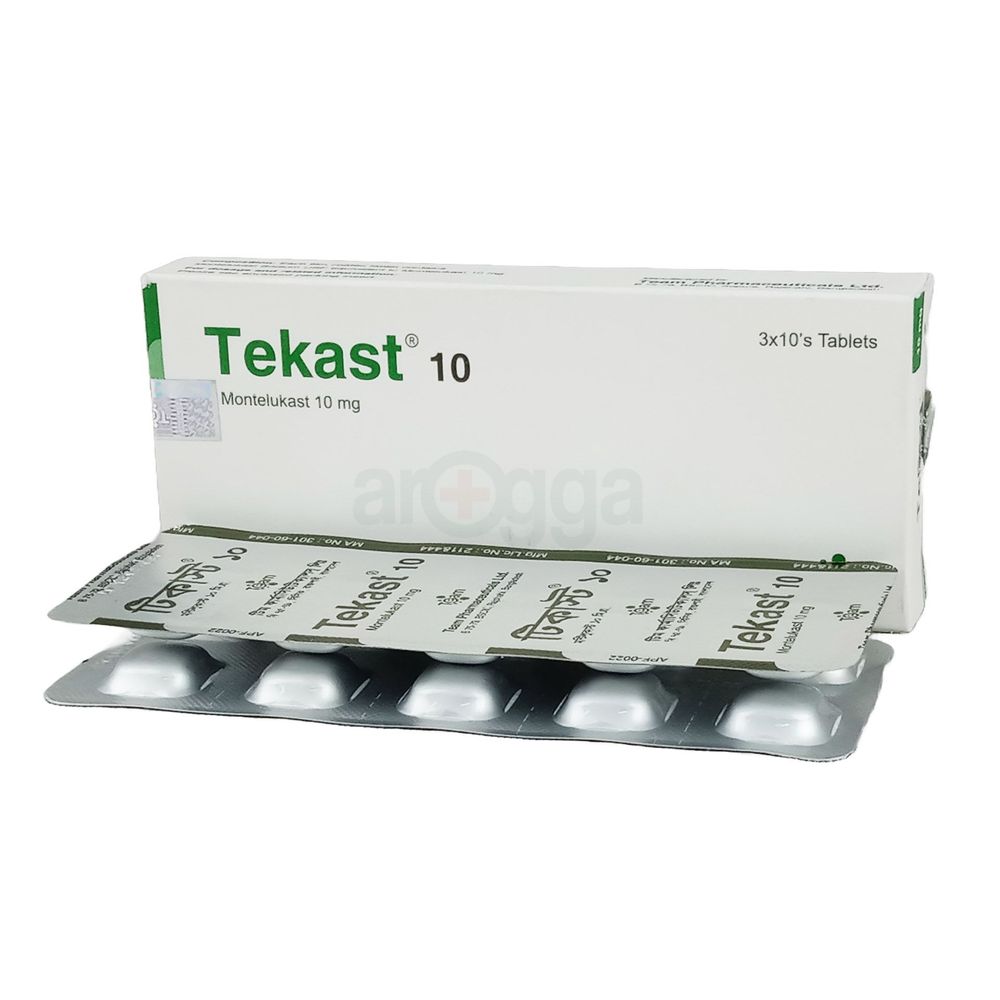 Tekast 10mg Tablet