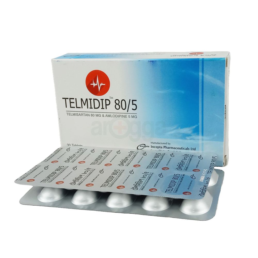 Telmidip 80/5 5/80mg Tablet