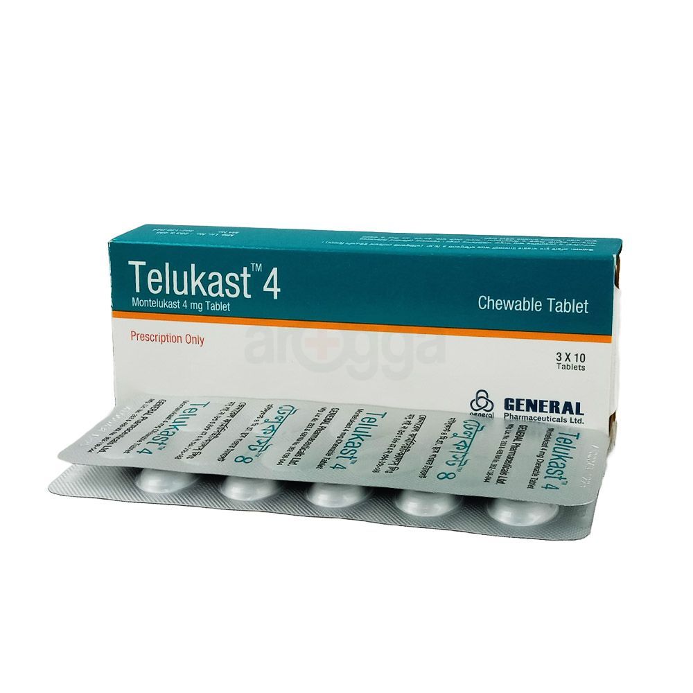 Telukast 4mg Tablet