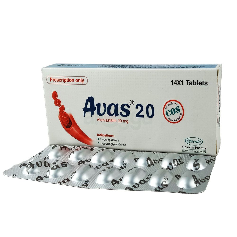 Avas 20mg Tablet