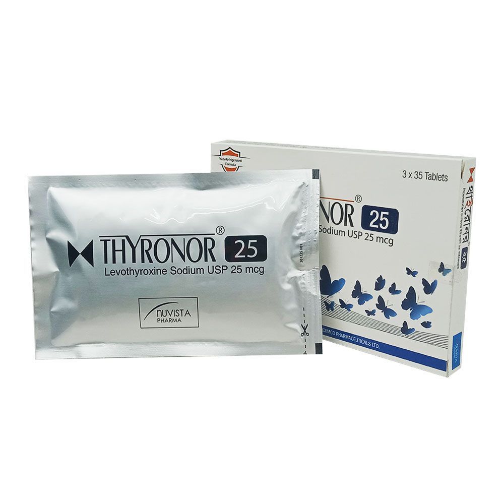 Thyronor 25 25mcg Tablet