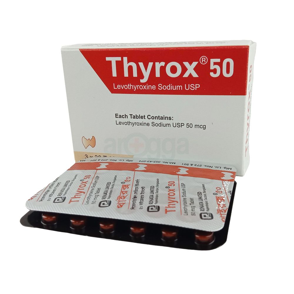 Thyrox 50 50mcg Tablet