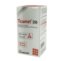 Ticamet HFA 250 Inhaler 25mcg+250mcg Inhaler