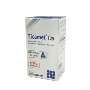 Ticamet HFA 125 25mcg+125mcg Inhaler