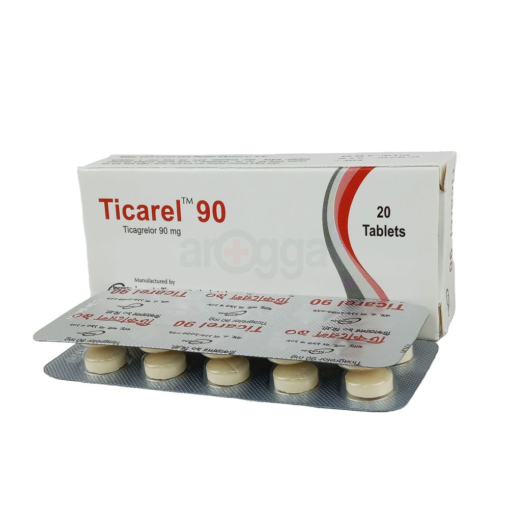 Ticarel 90mg Tablet