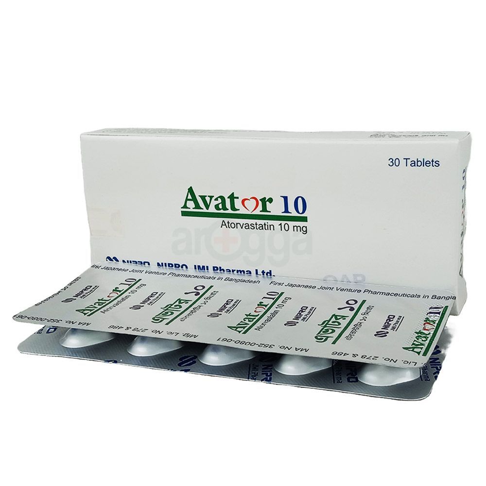 Avator 10mg Tablet