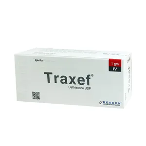 Traxef IV 1gm/vial Injection