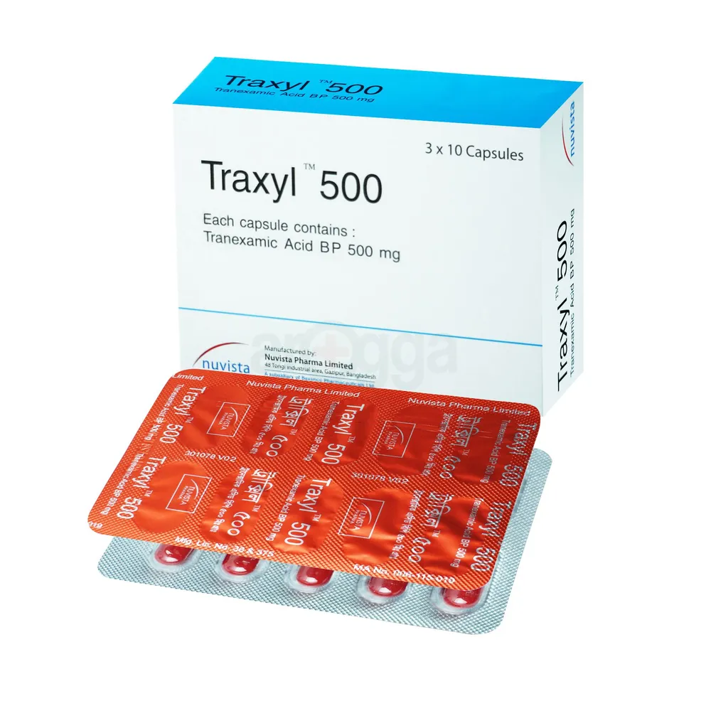 Traxyl 500mg capsule