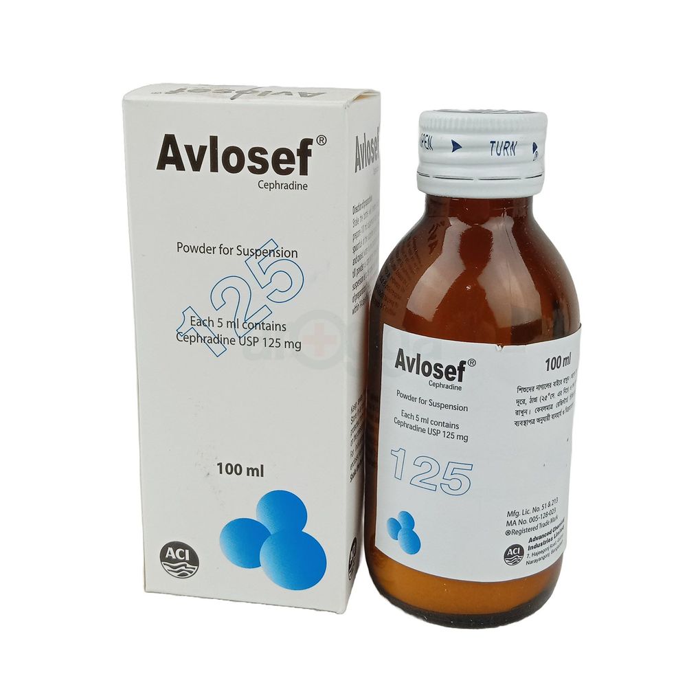 Avlosef 125mg/5ml Powder for Suspension