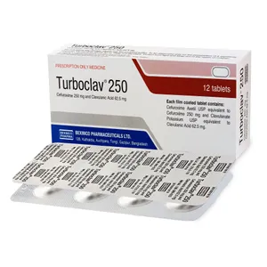 Turboclav 250mg+62.5mg Tablet