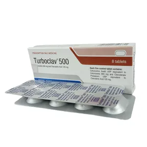 Turboclav 500mg+125mg Tablet