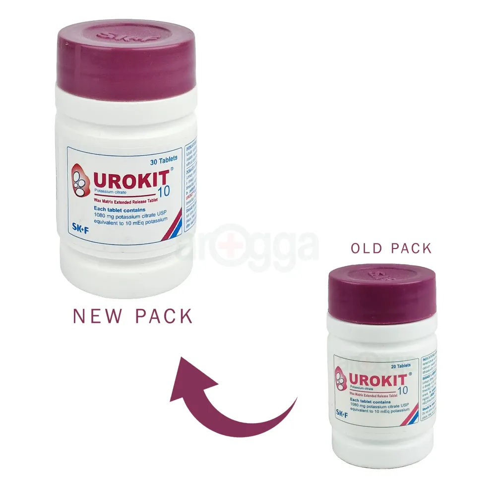 Urokit 10 1080mg Tablet