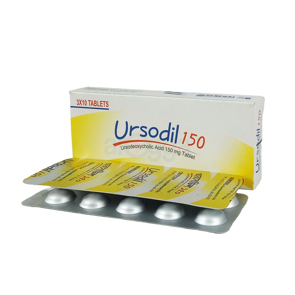 Ursodil 150mg Tablet