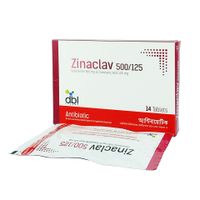 Zinaclav 500mg+125mg tablet