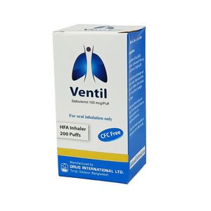 Ventil HFA 100mcg/puff Inhaler