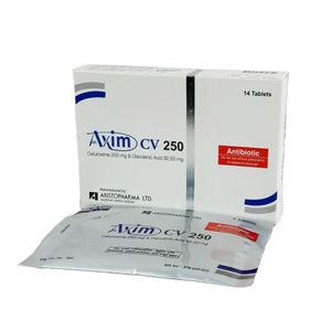 Axim CV 250mg+62.5mg Tablet