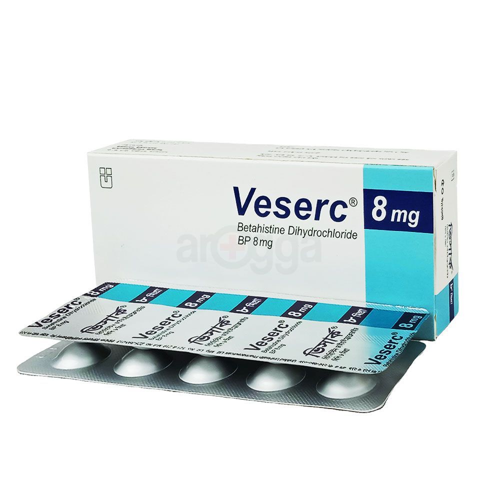 Veserc 8mg Tablet