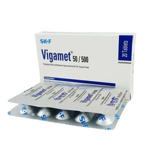 Vigamet 500mg+50mg Tablet