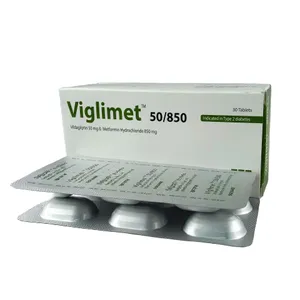 Viglimet 850mg+50mg Tablet