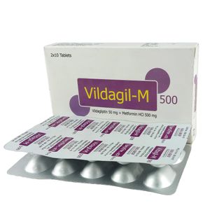 Vildagil M 500mg+50mg Tablet