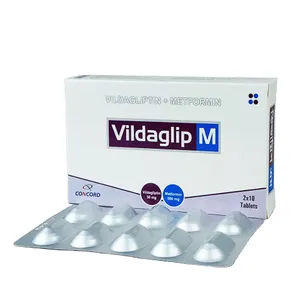 Vildaglip-M 500mg+50mg Tablet