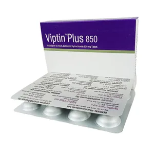 Viptin Plus 850mg+50mg Tablet