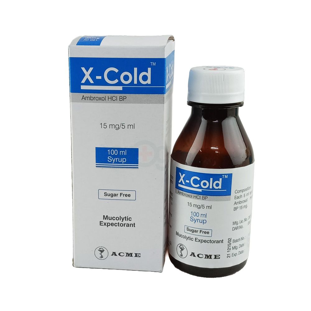 X-Cold 15mg/5ml Syrup