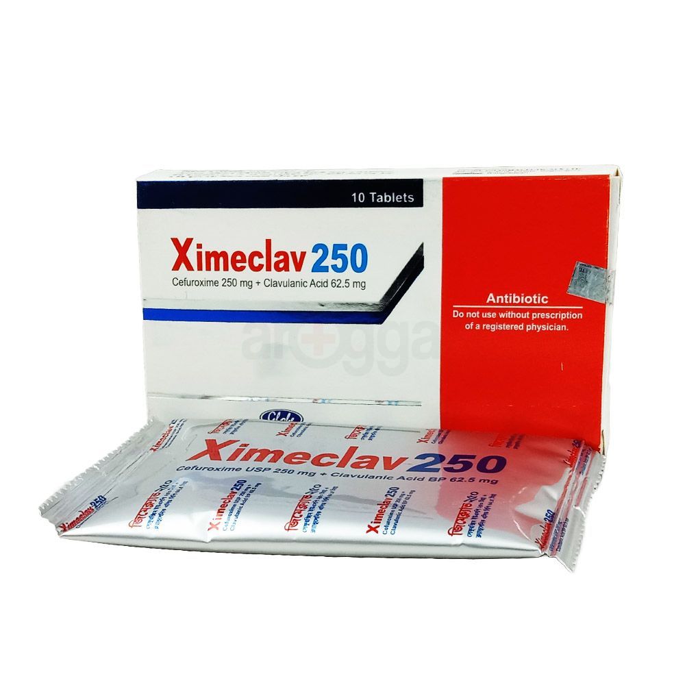 Ximeclav 250mg+62.5mg Tablet