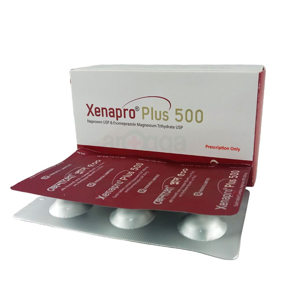 Xenapro Plus 500 20mg+500mg Tablet