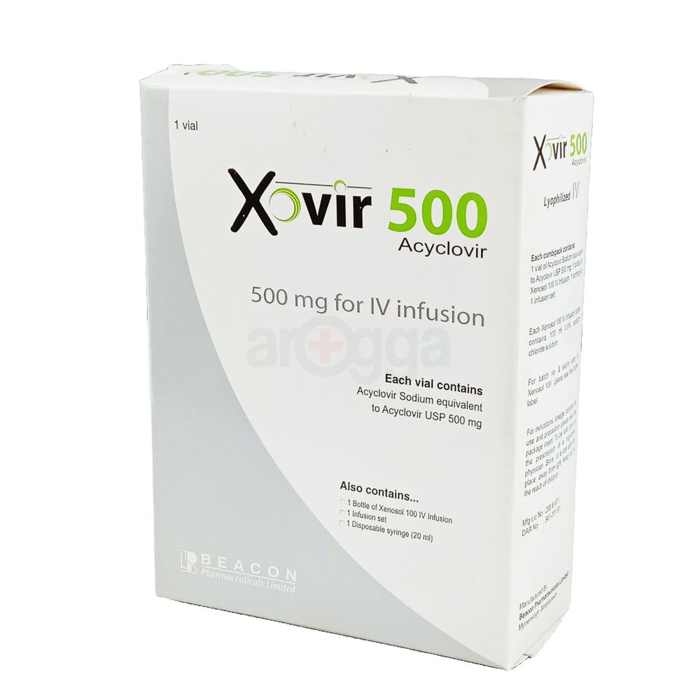 Xovir Lyo 500mg IV Infusion 500mg/vial Injection