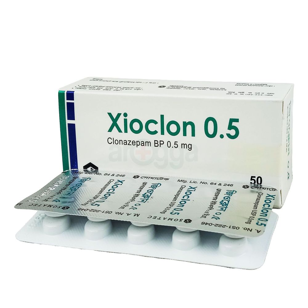 Xioclon 0.5 0.5mg Tablet