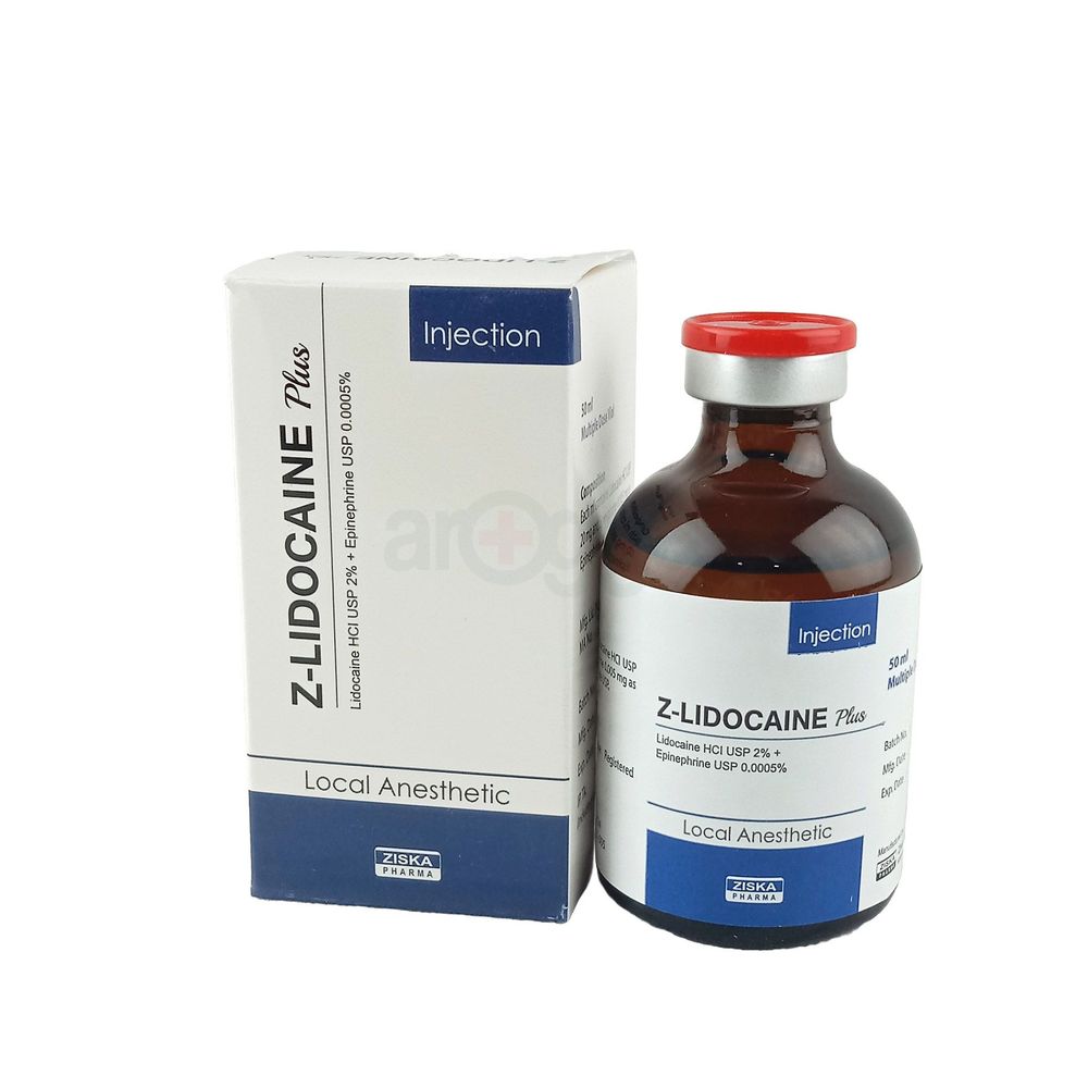 Z-Lidocaine Plus 20mg+0.005mg/ml Injection