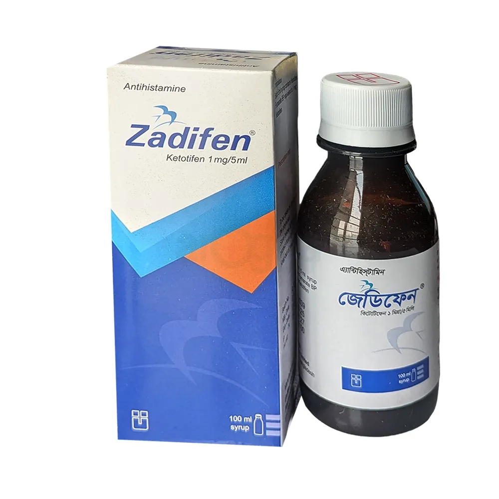 Zadifen 100ml Syrup 1mg/5ml Syrup