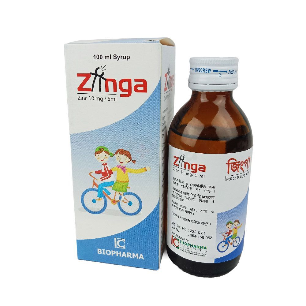 Zinga 4.05mg/5ml Syrup