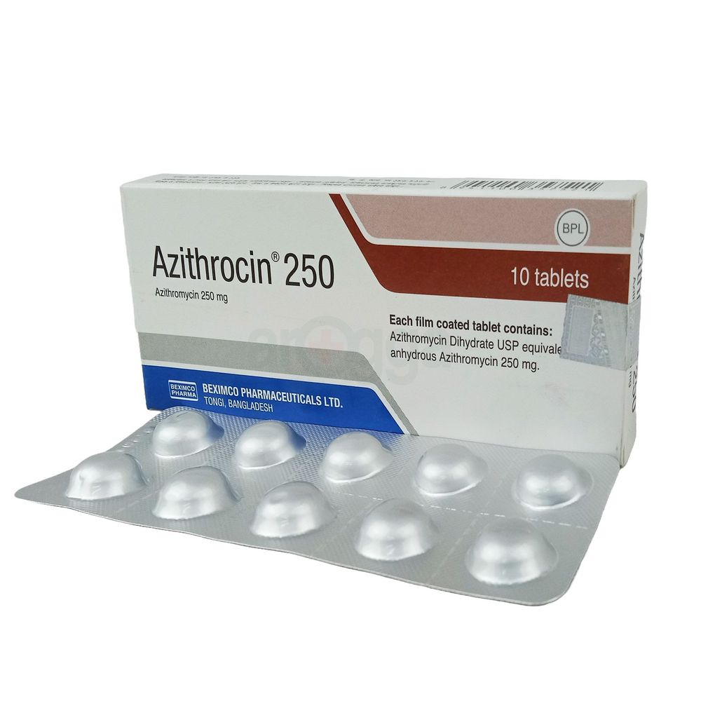 Azithrocin 250mg Tablet