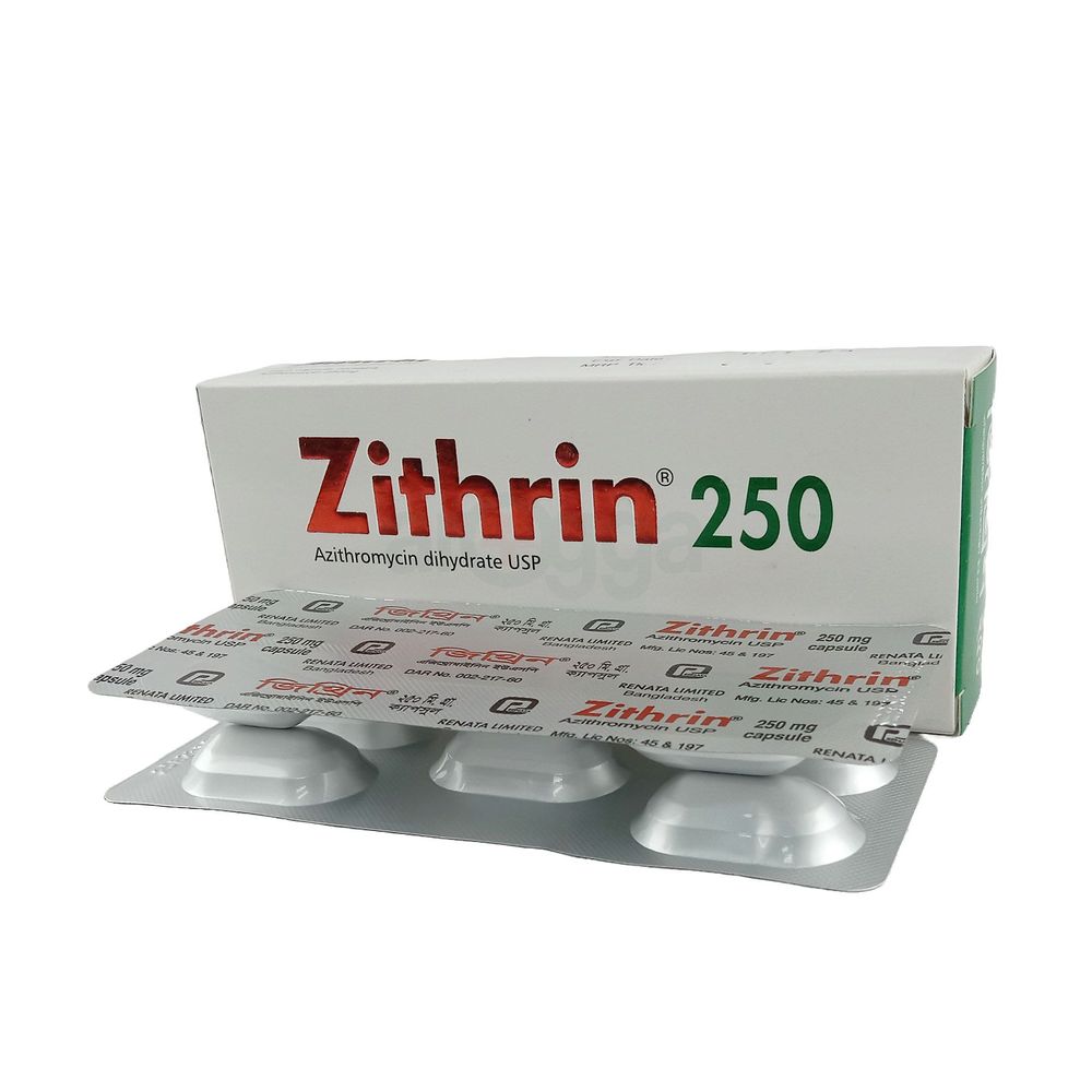 Zithrin 250 Capsule 250mg Capsule