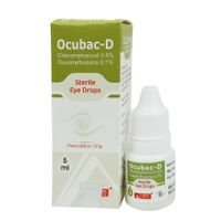 Ocubac-D 0.1%+0.5% Eye/Ear Drops