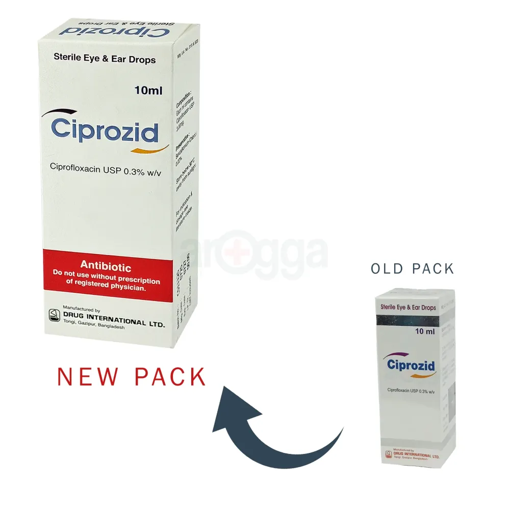 Ciprozid 0.30% Eye/Ear Drops