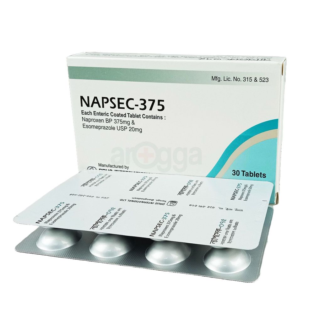 Napsec 375 20mg+375mg Tablet