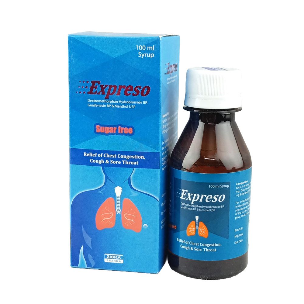 Expreso 200mg+15mg+15mg/5ml Syrup