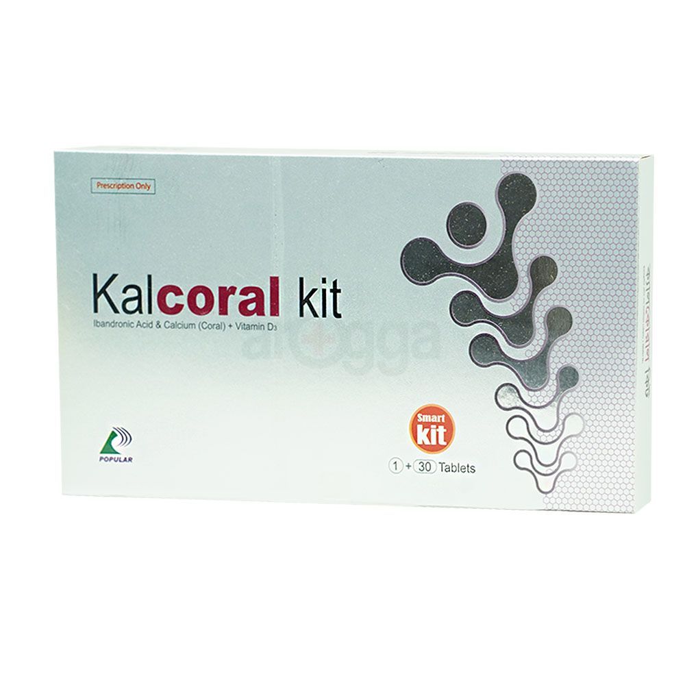 Kalcoral Kit 167.75mg+1500mg+600mg+400IU Tablet